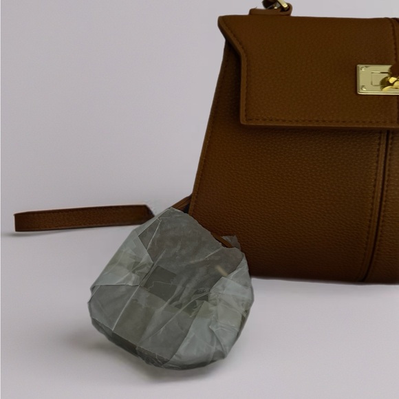 JW PEI Brown Satchel with Gold Accents NWT - Picture 11 of 12